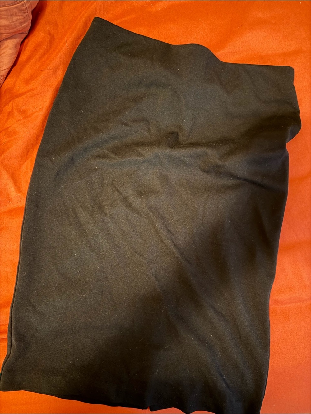 LOFT Black Petite Skirt with Clean Waistband